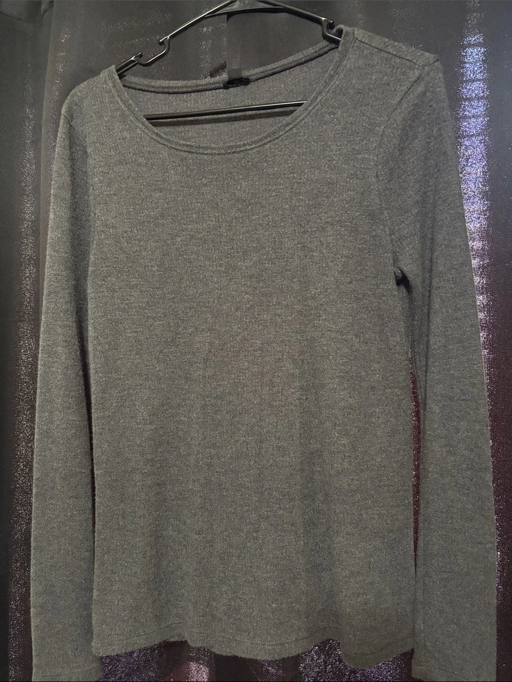 J. Crew Dark Gray Crewneck Sweater